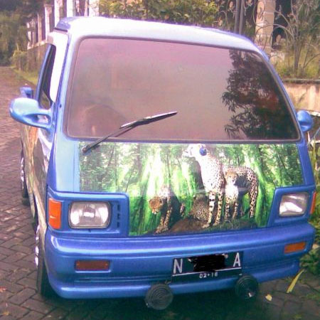 Get Foto Mobil Zebra Pick Up Modifikasi PNG