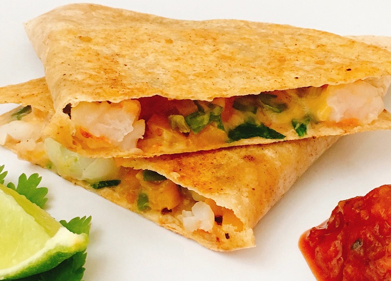 Abbey Carnarvon Shrimp Quesadillas Recipe