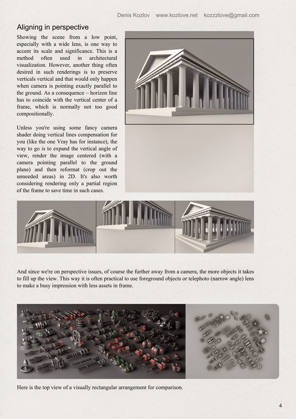 Anatomy of a CG camera by Denis Kozlov - page 4