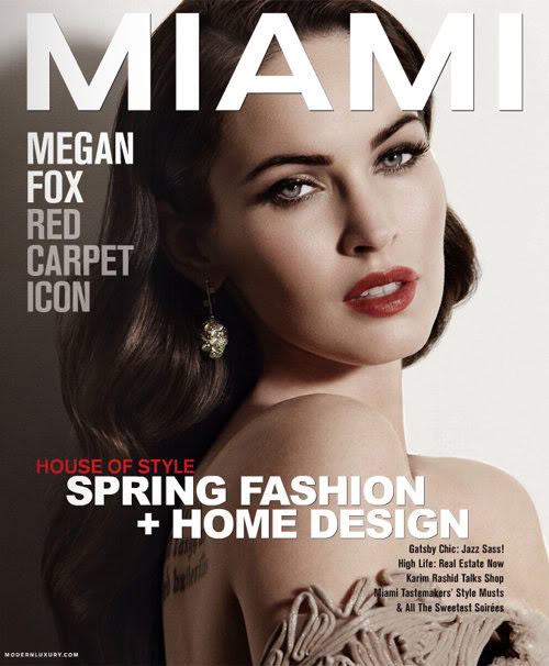 Megan Fox Covers Miami Magazine March 2012_MyClipta blog