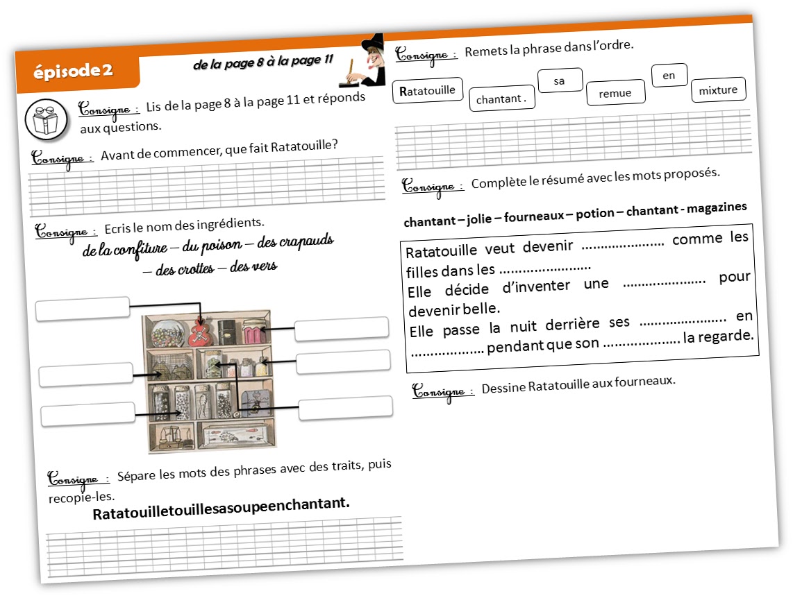 La Sorcière Du Placard Aux Balais Questionnaire Cm1 Teacher Charlotte: janvier 2014