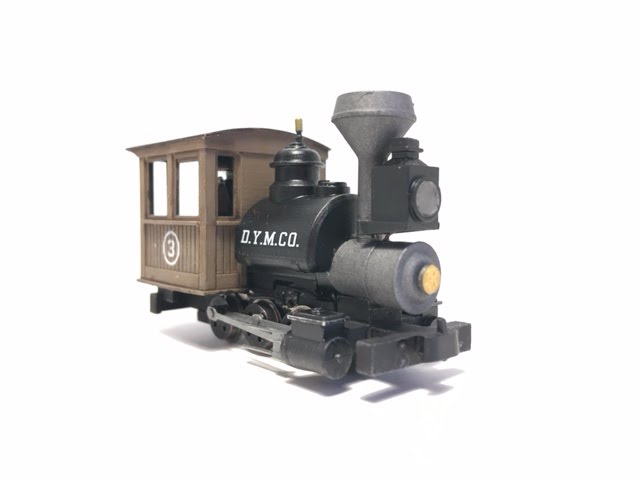 Porter 0-6-0st in 009: decals added