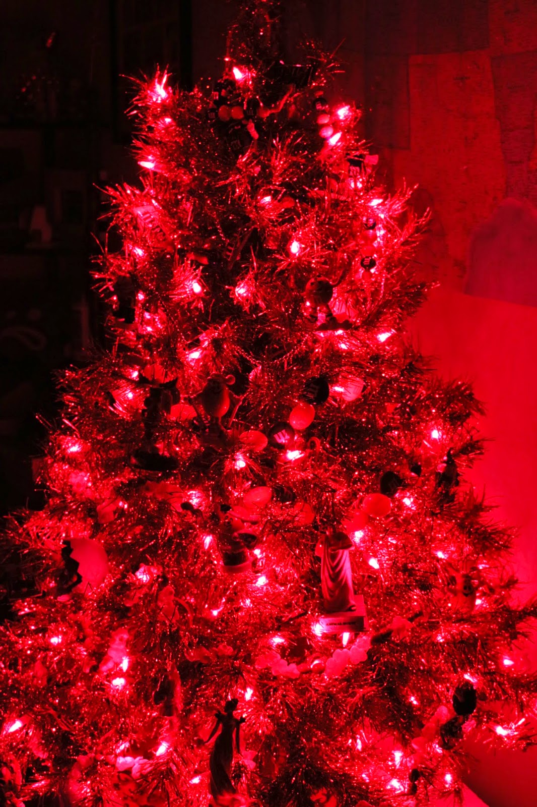 Crazy Shenanigans: The Red Movie Christmas Tree