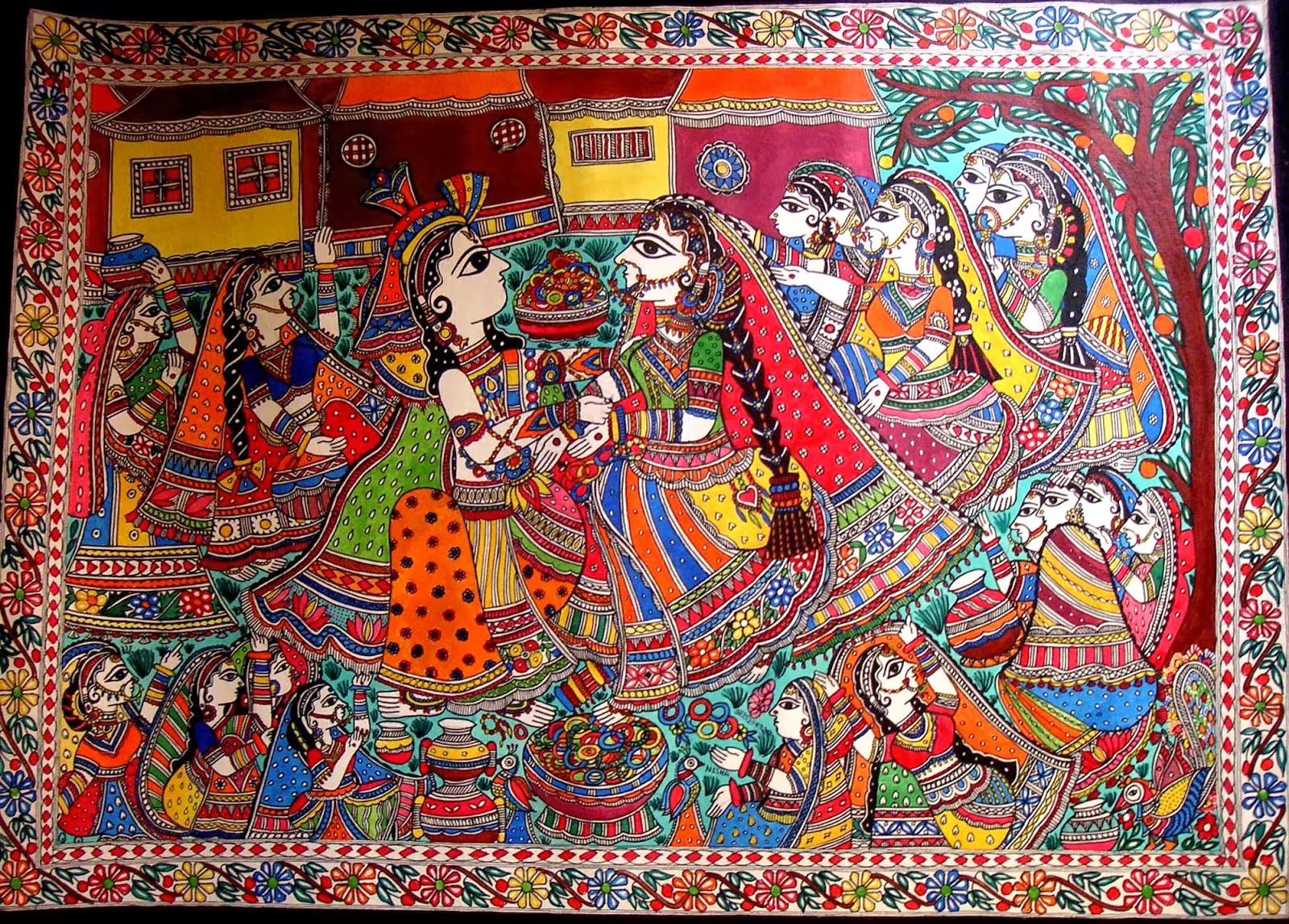 The Cultural Heritage of India * Madhubani Paintings or Mithila