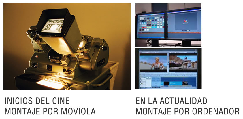 montaje desde discos duros de película montaje desde discos duros de película