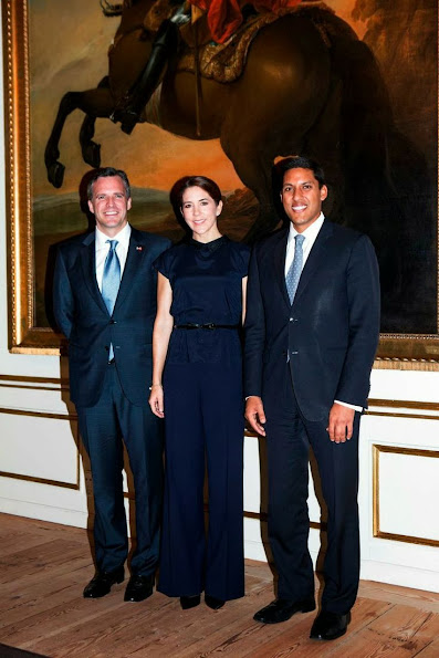 Crown Princess Mary received the Administrator of USAID, Dr. Rajiv Shah