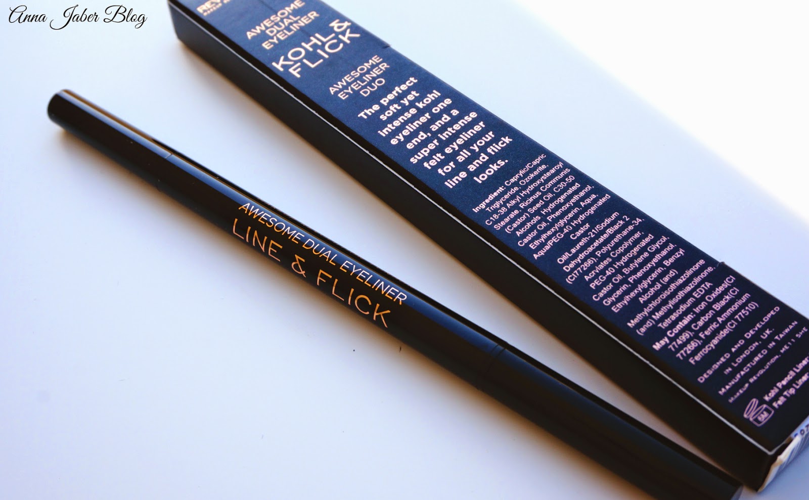 Anna Jaber Blog Makeup Revolution Awesome Felt and Kohl Eyeliner