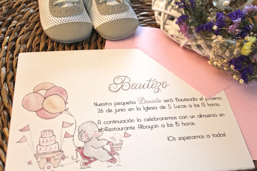 invitaciones para bautizo