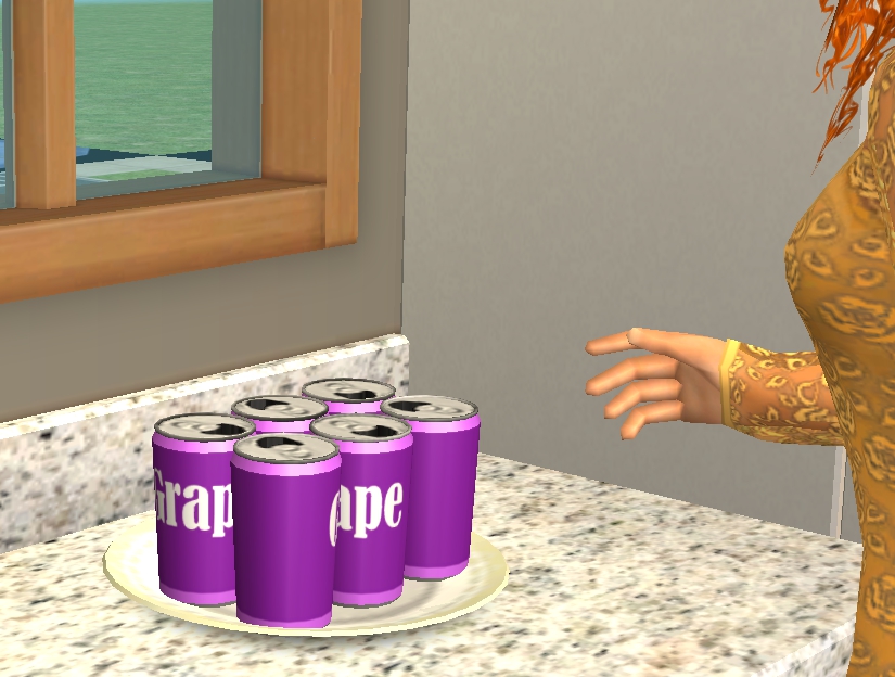 TheNinthWaveSims The Sims 2 New Drink Grape Soda