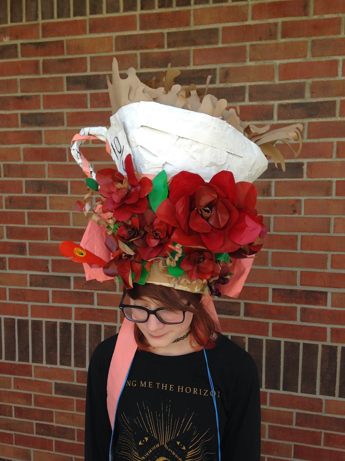 Adventures of Creativity. Student Work Paper Bag Hats