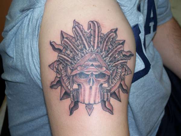 3. Aztec Warrior Tattoo - wide 6