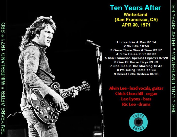 FRESH & ALIVE! En Vivo Y En Directo. Ten Years After LIVE Winterland