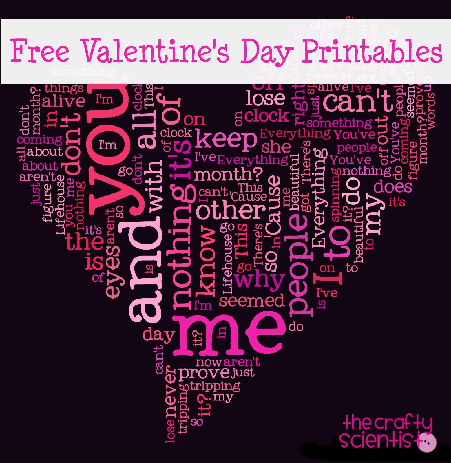 It's Written on the Wall: (Free) Over 50 Valentine's Day Subway Art to