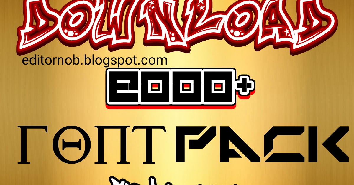 Download 2000+ Font Pack Keren Terbaru Picsay Pro