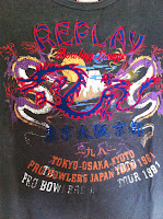 Vintage REPLAY t-shirt-japan tour 1981.