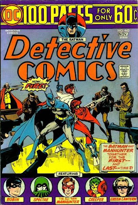 Detective Comics #443, Batman meets Manhunter, Jim Aparo cover, 100 pages