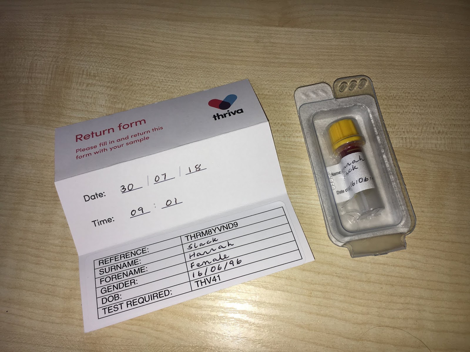 Thriva LIVE At Home Blood Test (Review)