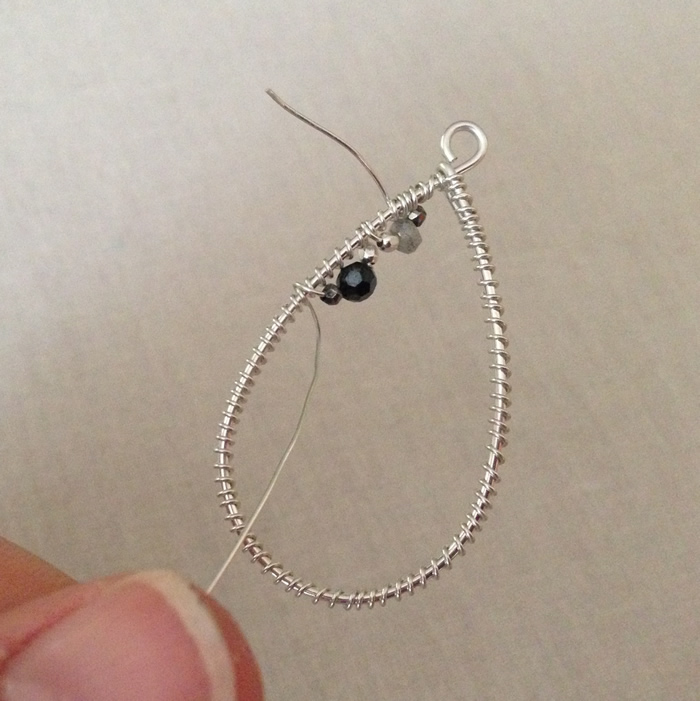 Mosaic gemstone statement earrings DIY: Lisa Yang's Jewelry Blog