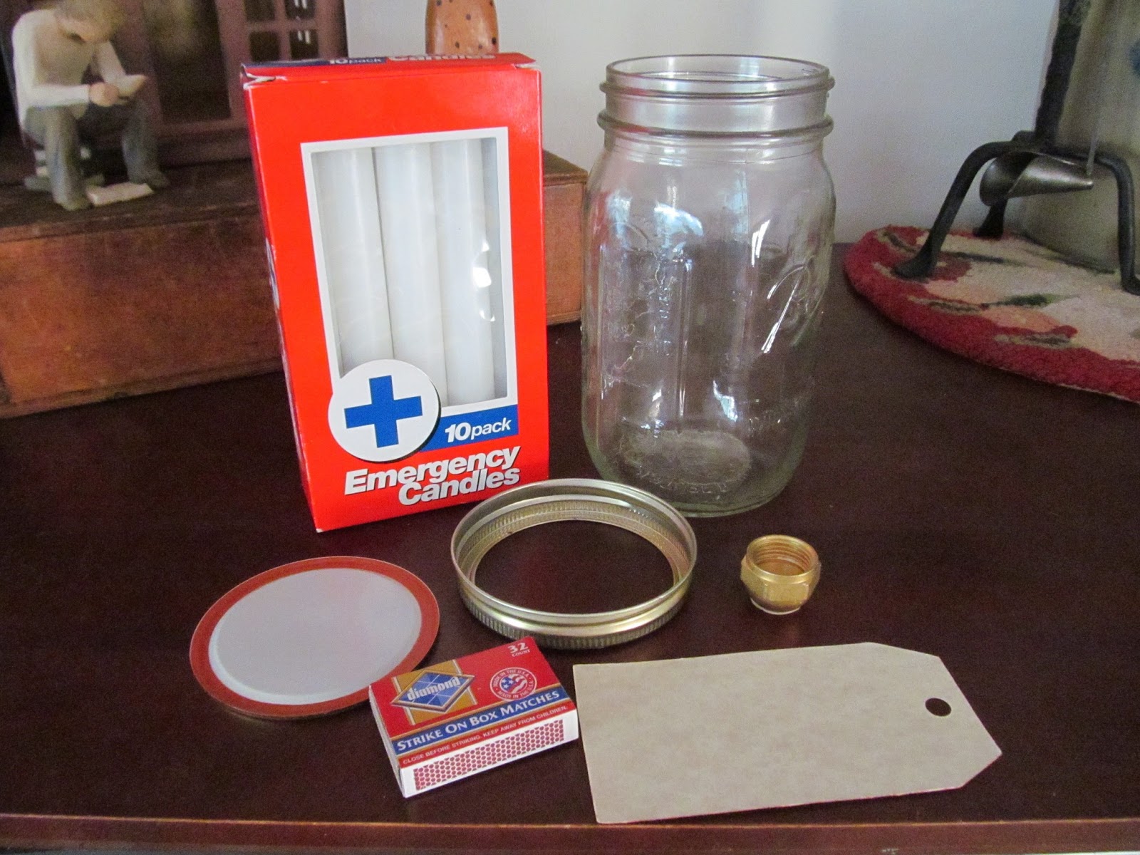 The Minister's Wife Emergency Candle Jar Gift