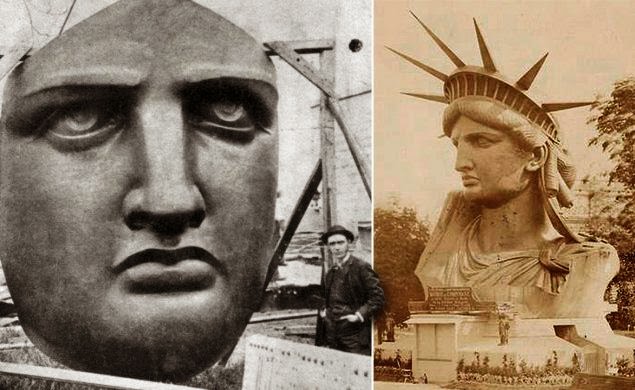 Fotos curiosas Statue-liberty-construction-1993