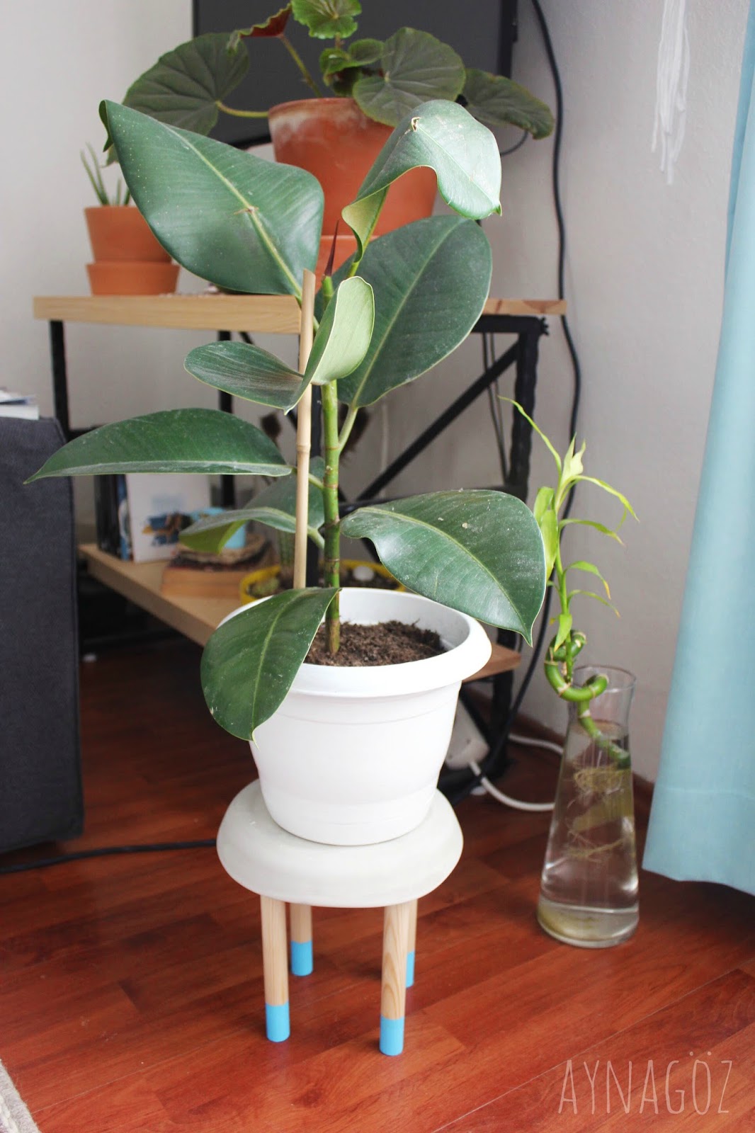 Aynagoz Kendin Yap Beton Saksi Ayagi Sehpa