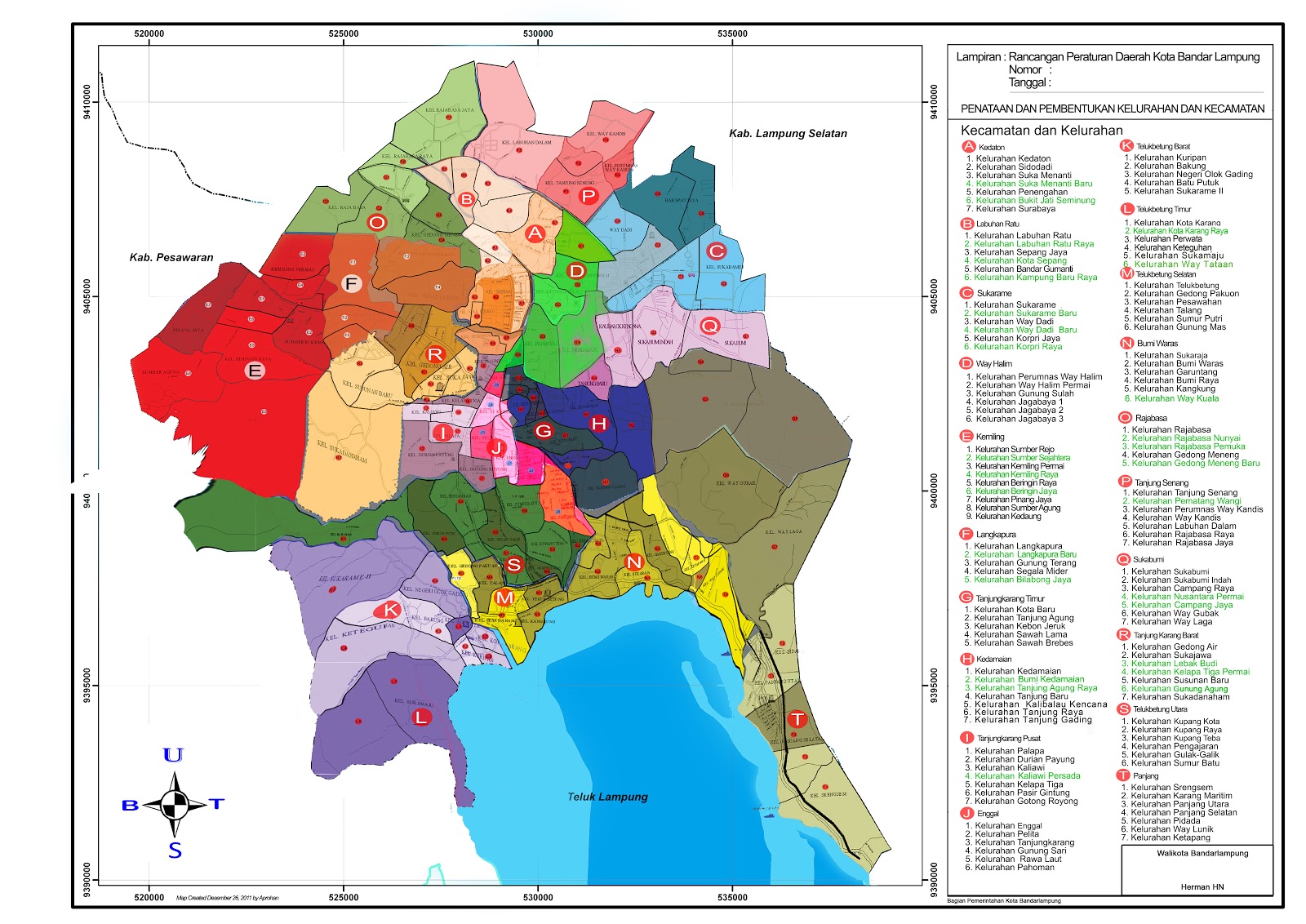  Aproduction ID Peta Bandar Lampung Lampung Indonesia 