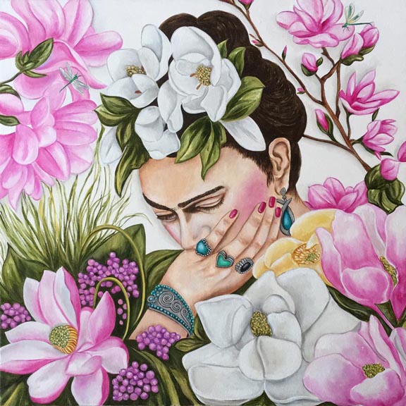 frida kahlo paintings flowers