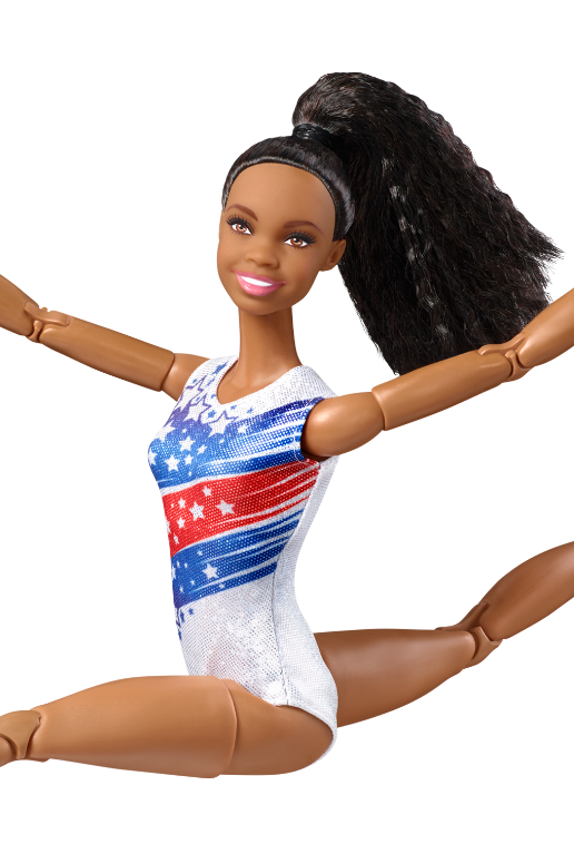 Gabby Douglas Barbie Doll - dolly girl iris