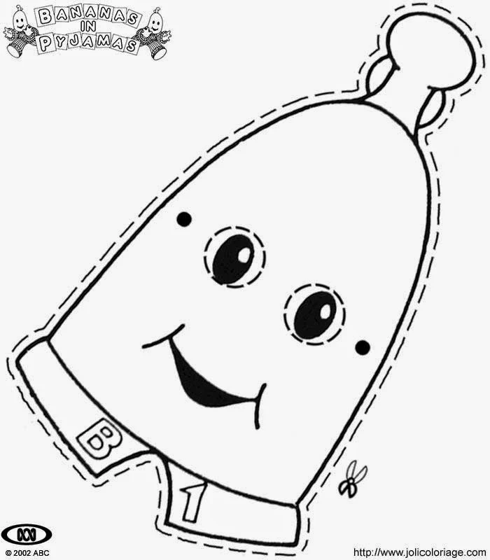 Bananas in Pyjamas Free Printable Masks. Oh My Fiesta! in english