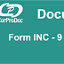 Form INC-9 - Affidavit