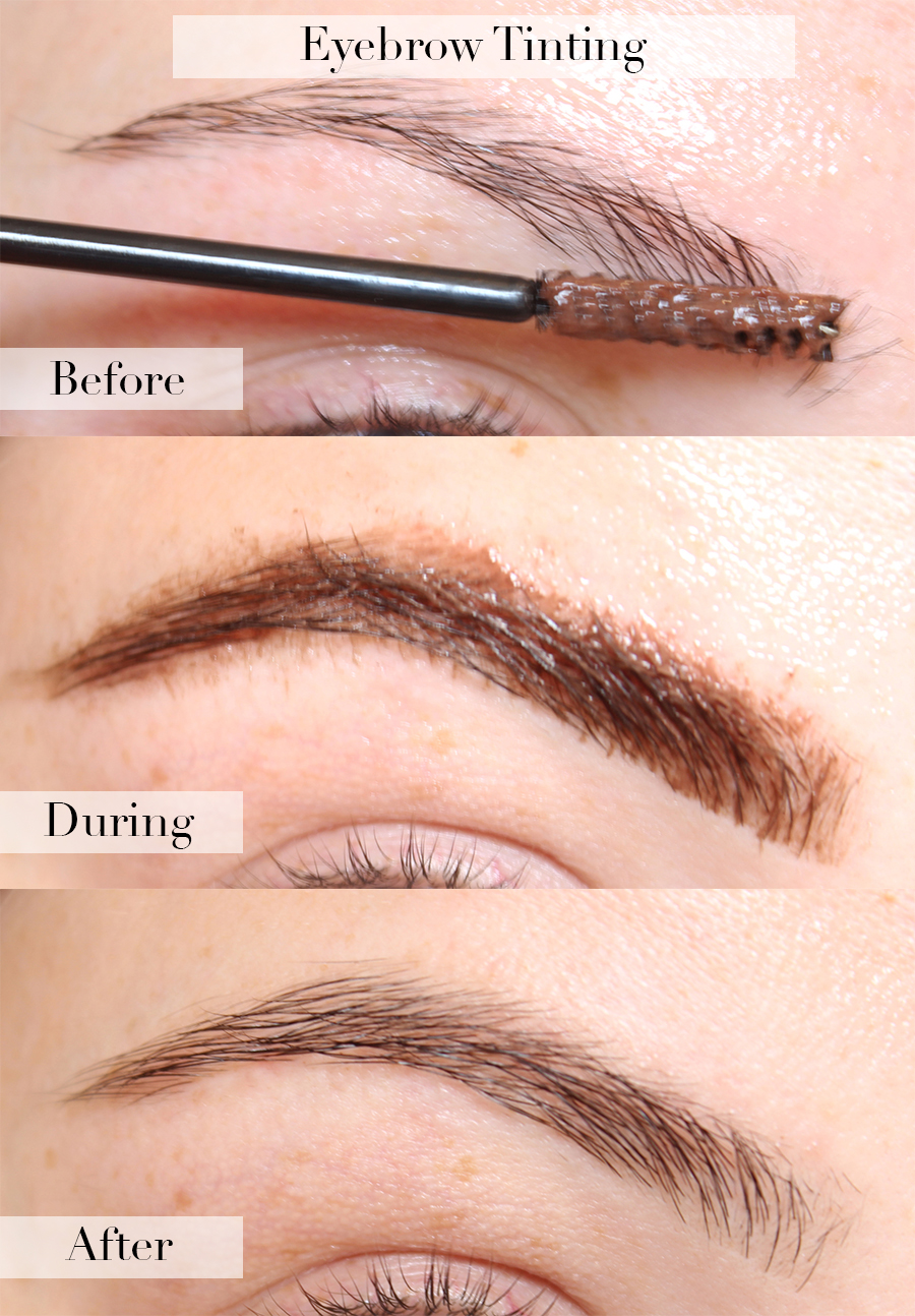 At Home Eyebrow Tinting With Eylure Dybrow In Dark Brown
