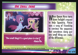 My Little Pony One Small Thing MLP the Movie Trading Card