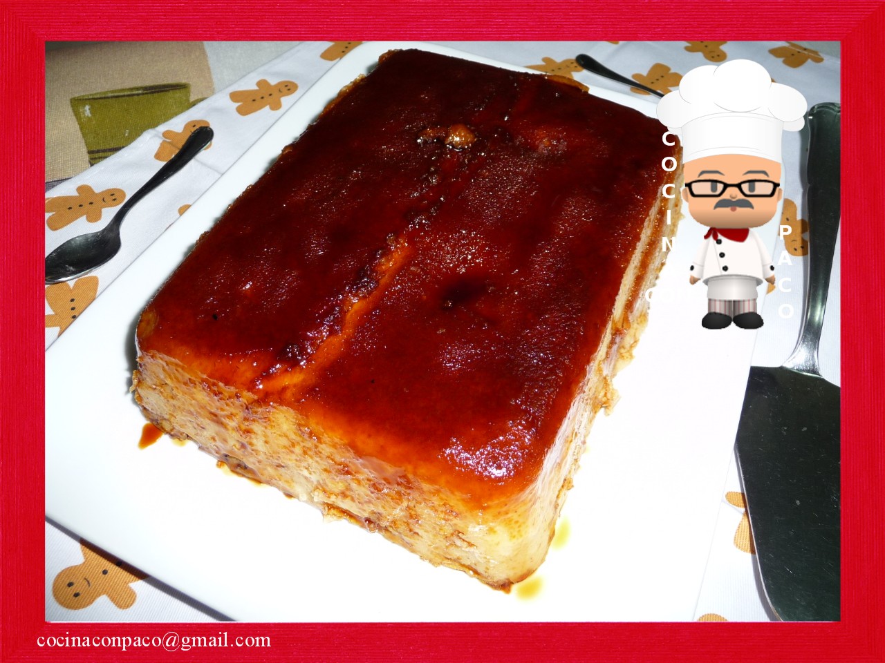 Pudin de pan y manzana Cocina con Paco