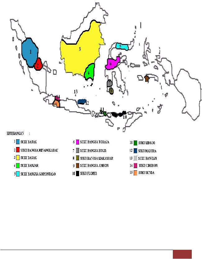 Peta Sebaran Suku Bangsa Di Indonesia - IMAGESEE