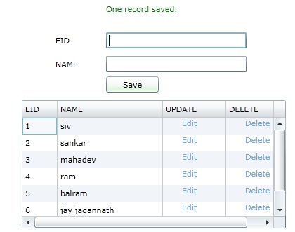 DOTNET POINT: How to insert , update , delete in sliver light