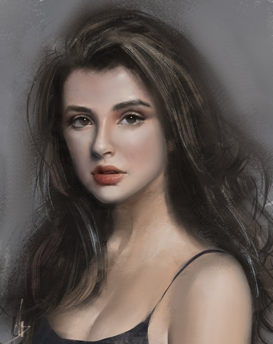 As ilustrações e pinturas digitais com lindas mulheres de Trung Bui Trung Bui artstation deviantart ilustrações mulheres orientais beleza sensualidade