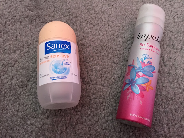 sanex deodrant impulse body spray