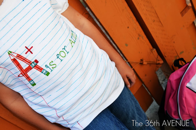 Back to school t-shirts plus 10 of the best DIY back to School ideas. Awesome ways to stay organized and get ready for back to school. the36thavenue.com