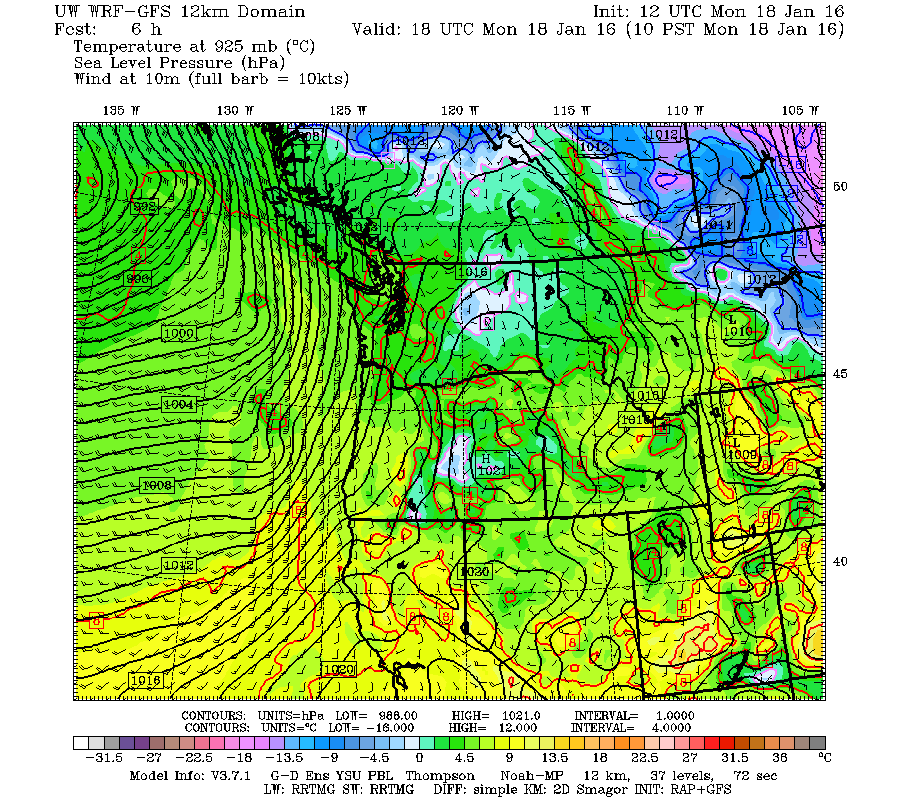 Cliff Mass Weather Blog Why are the winds so different between the