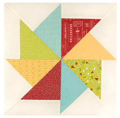 Flying Kite Quilt Block tutorial from Fat Quarter Shop Wishes quilt along