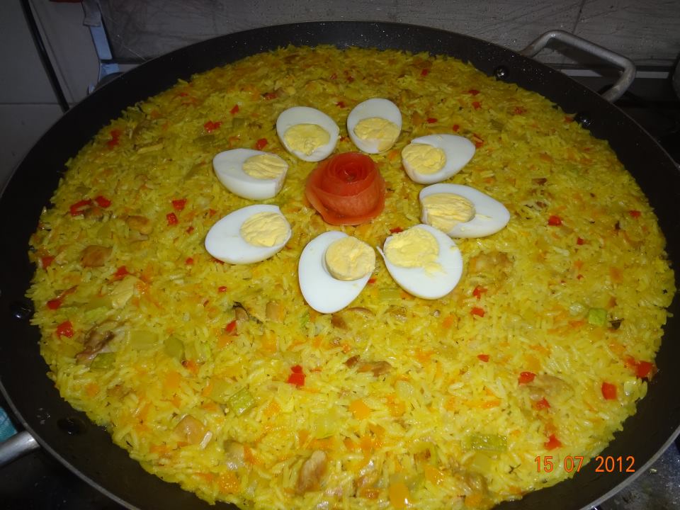 Colher de Chá Paella de frango da Doris