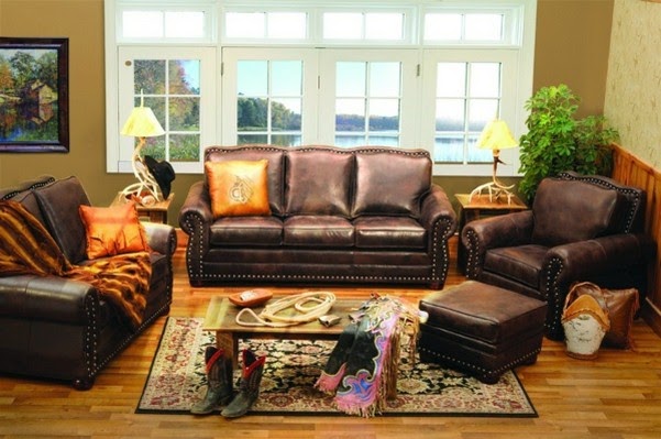 Living room rustic design