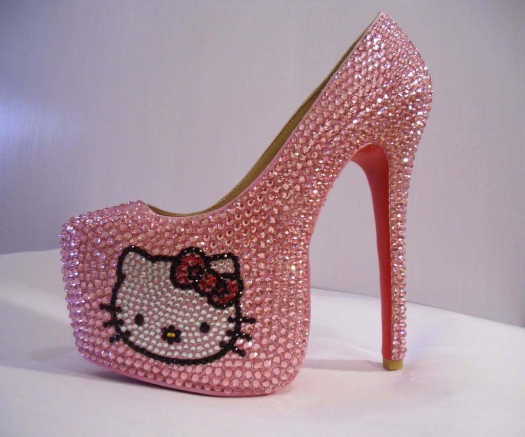 hello kitty platform heels