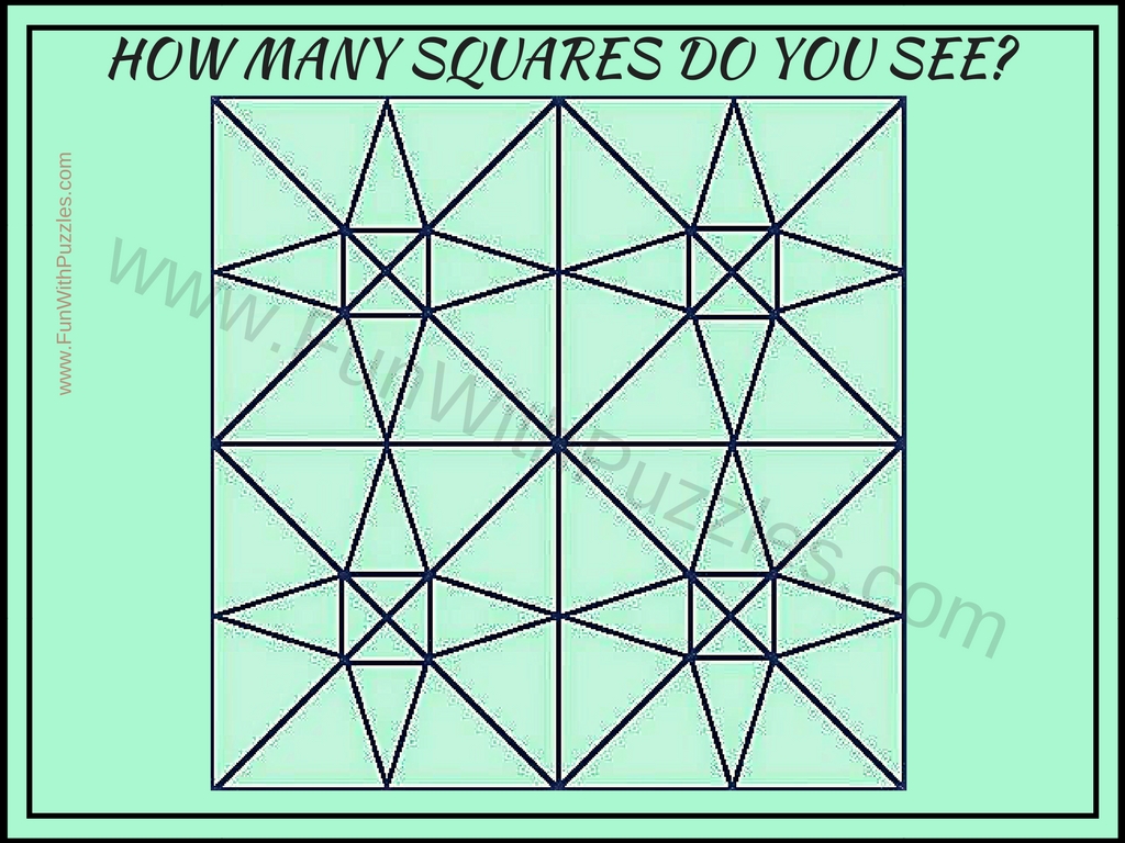 Count the Squares Puzzles - Fun With Puzzles