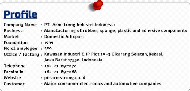 PT Armstrong Industri Indonesia - Official website PT Armstrong Asia