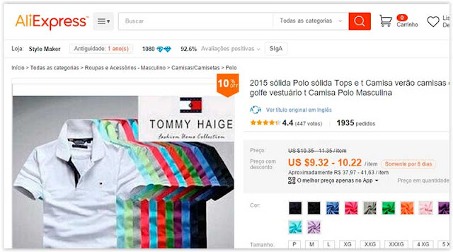 sites bom para comprar roupas