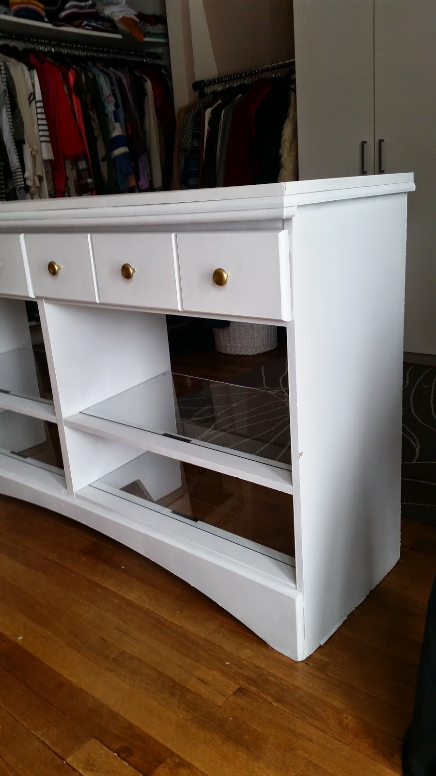 Clustered Closets DIY Closet Island