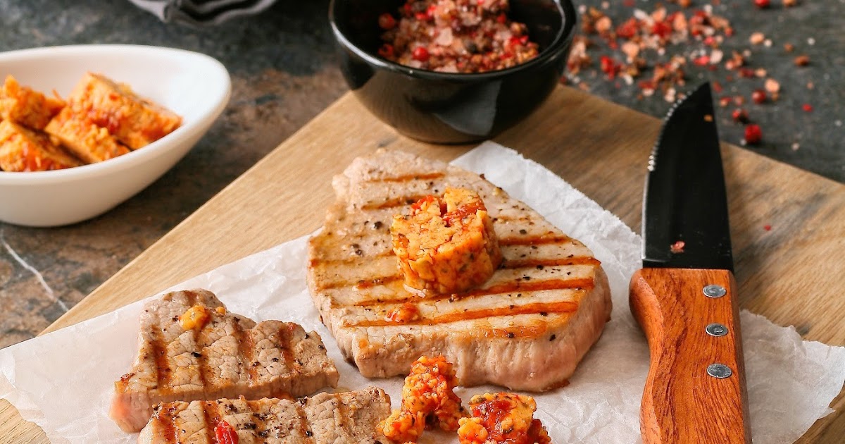 Cupcakes & Couscous Minute Steak with Sun Dried Tomato Butter and