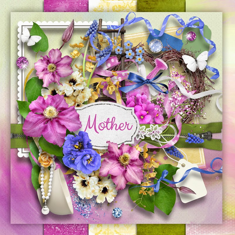 cheyOkota digital scraps Mother's Day Freebie