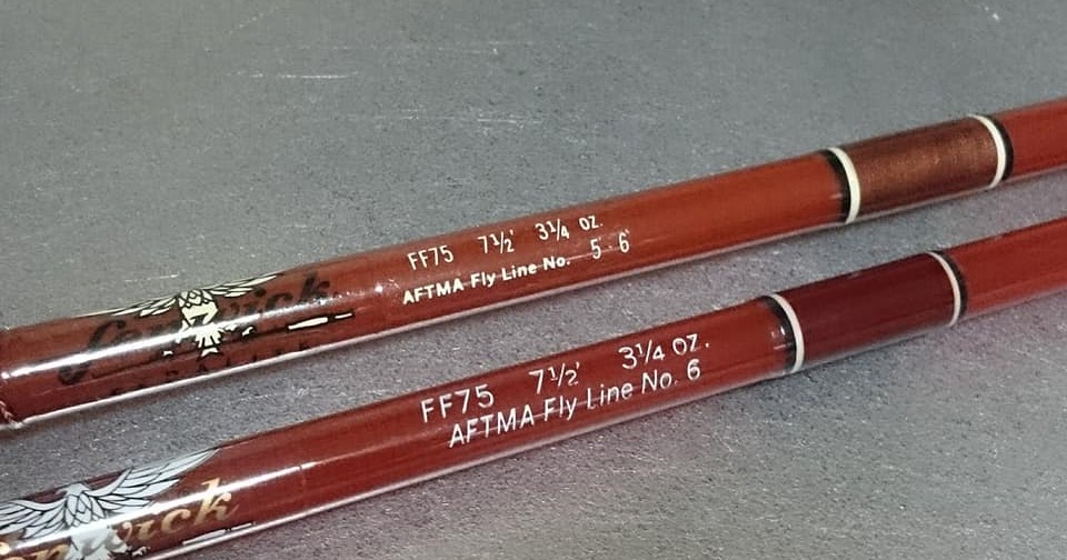 Alchemy Tackle Glass Rods Fenwick fiberglass fly rods FF75